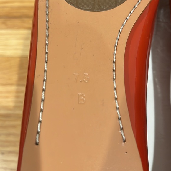 COACH Orchid Geranium Soft Patent Leather Loafers - Picture 8 of 9